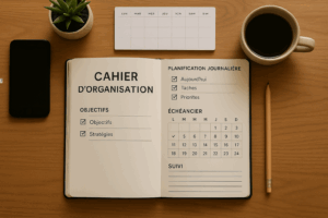 Cahier organisation travail ergonomique productivité