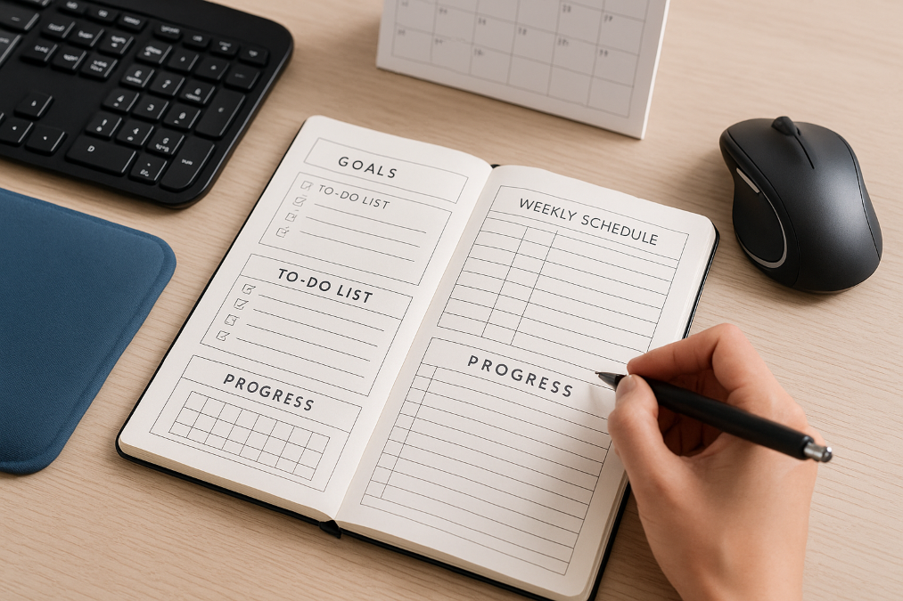 Cahier organisation travail pour améliorer la productivité